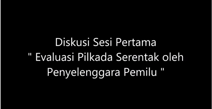 seminar evaluasi pilkada